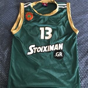 Euro League Basketball Jersey Diamantidis Athens.